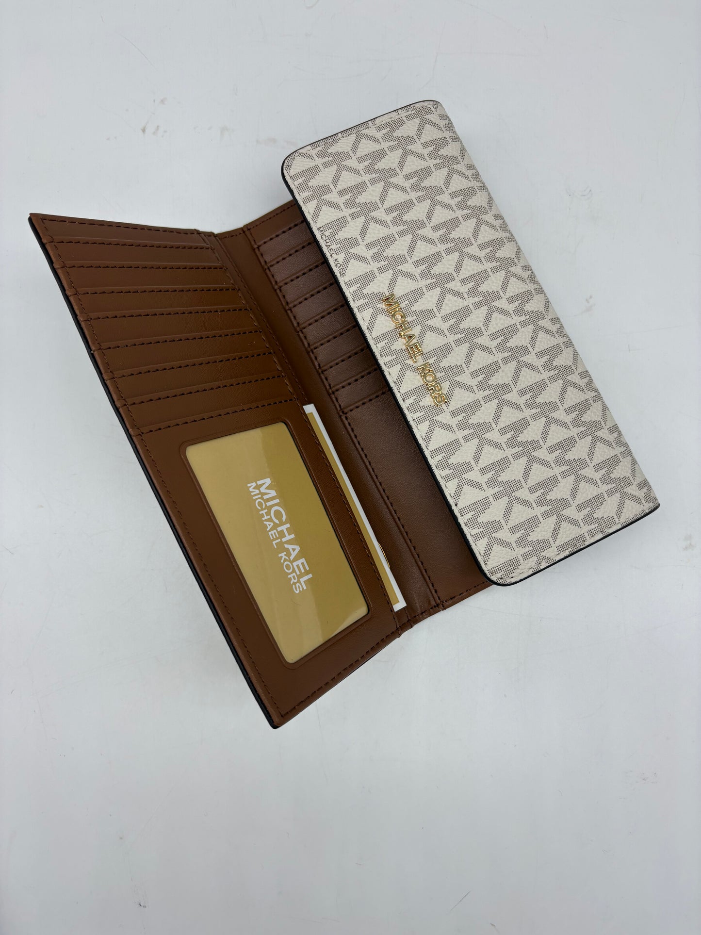 Billetera Michael Kors Monograma Vainilla