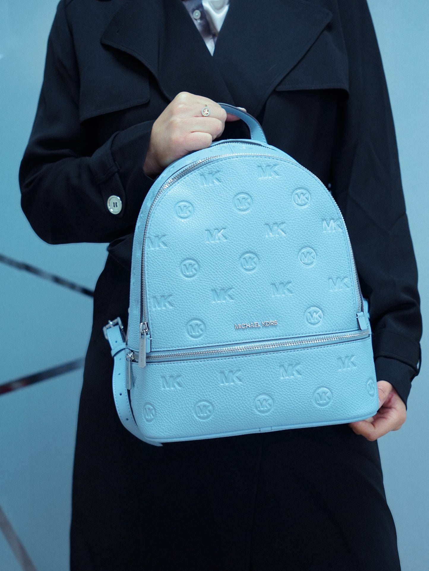 Mochila Michael Kors celeste