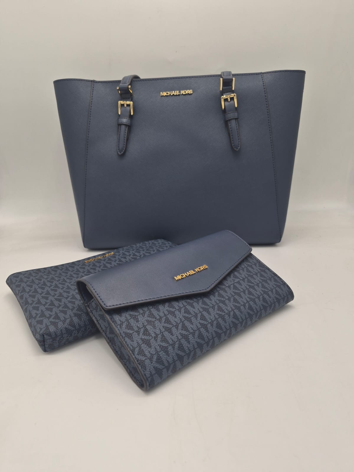 Tote triple Michael Kors azul