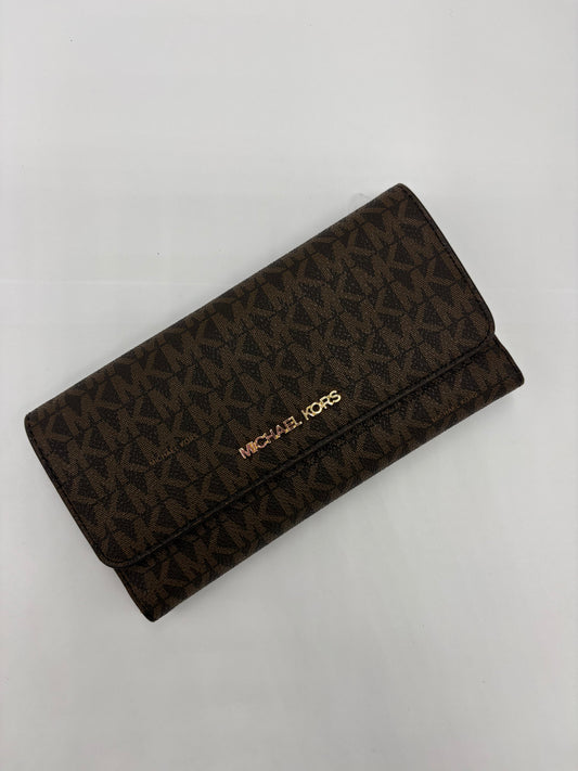 Billetera Michael Kors Marrón Monograma