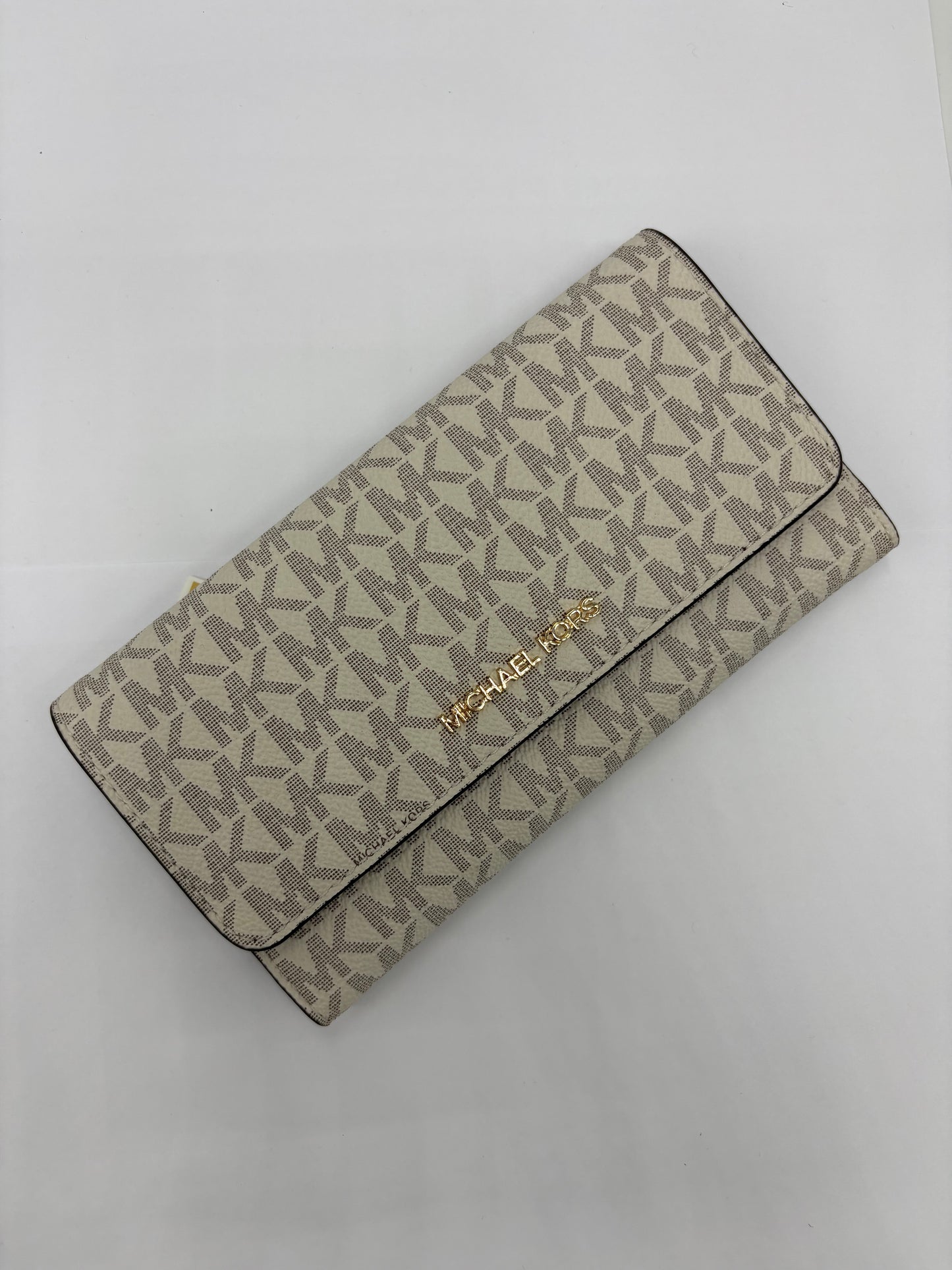 Billetera Michael Kors Monograma Vainilla