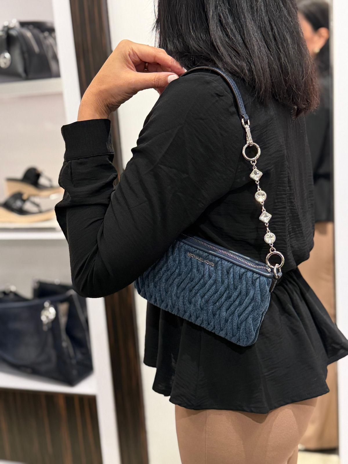 Cross Michael Kors Small Azul