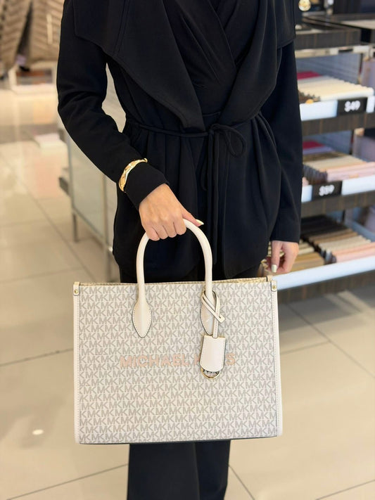 Tote Michael Kors Mediano Vainilla
