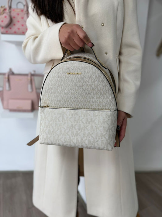 Mochila Michael Kors Vainilla Monograma