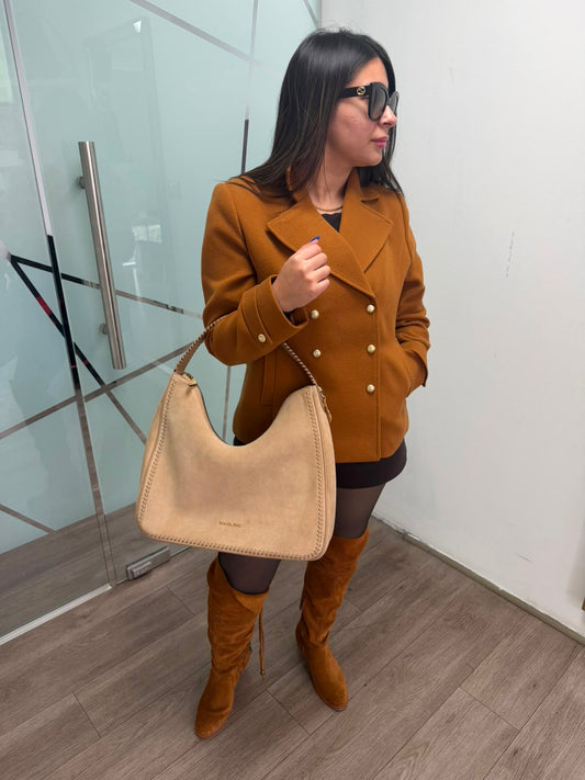 Tote Michael Kors beige claro