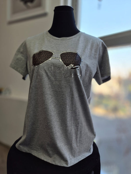 Polera de mujer Michael Kors gris