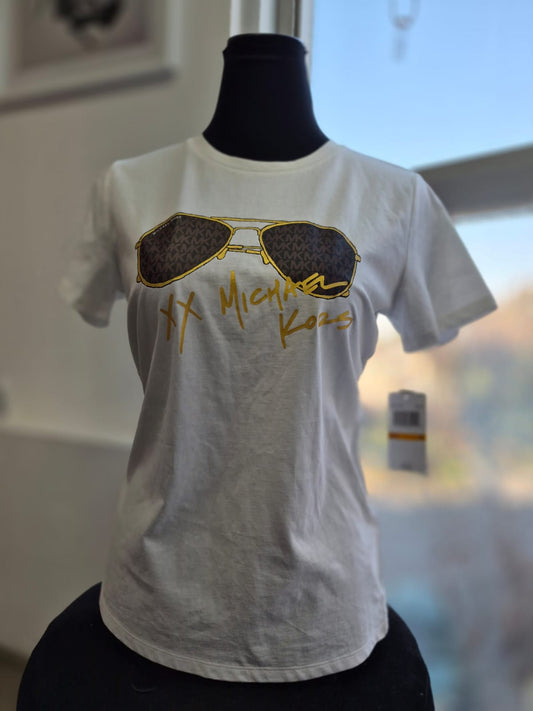 Polera de mujer Michael Kors blanca