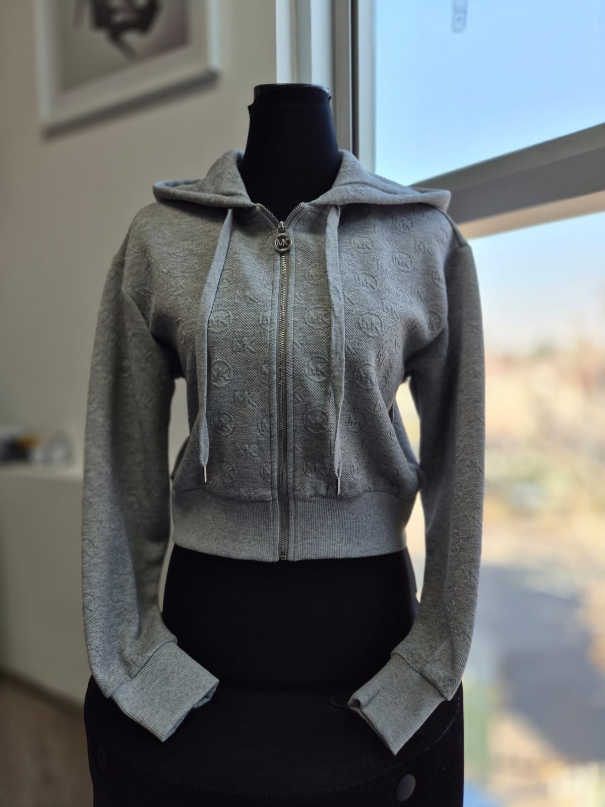 Polerón Michael Kors gris