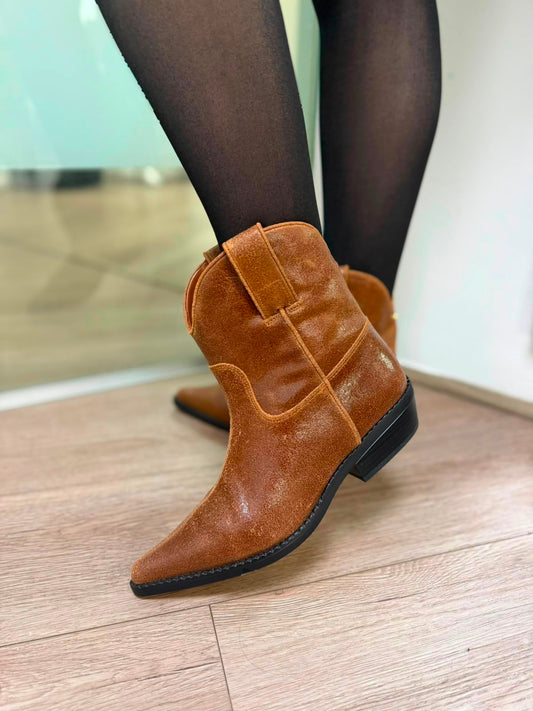 Botín Michael Kors camel