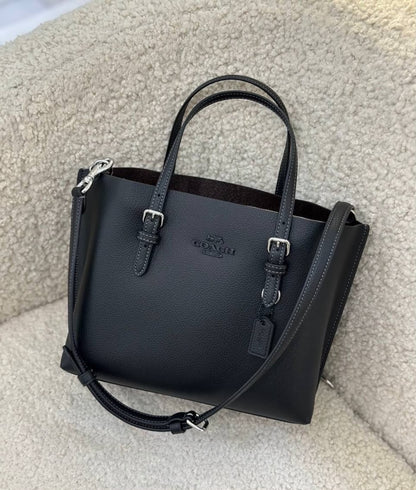 Mini tote Coach negra