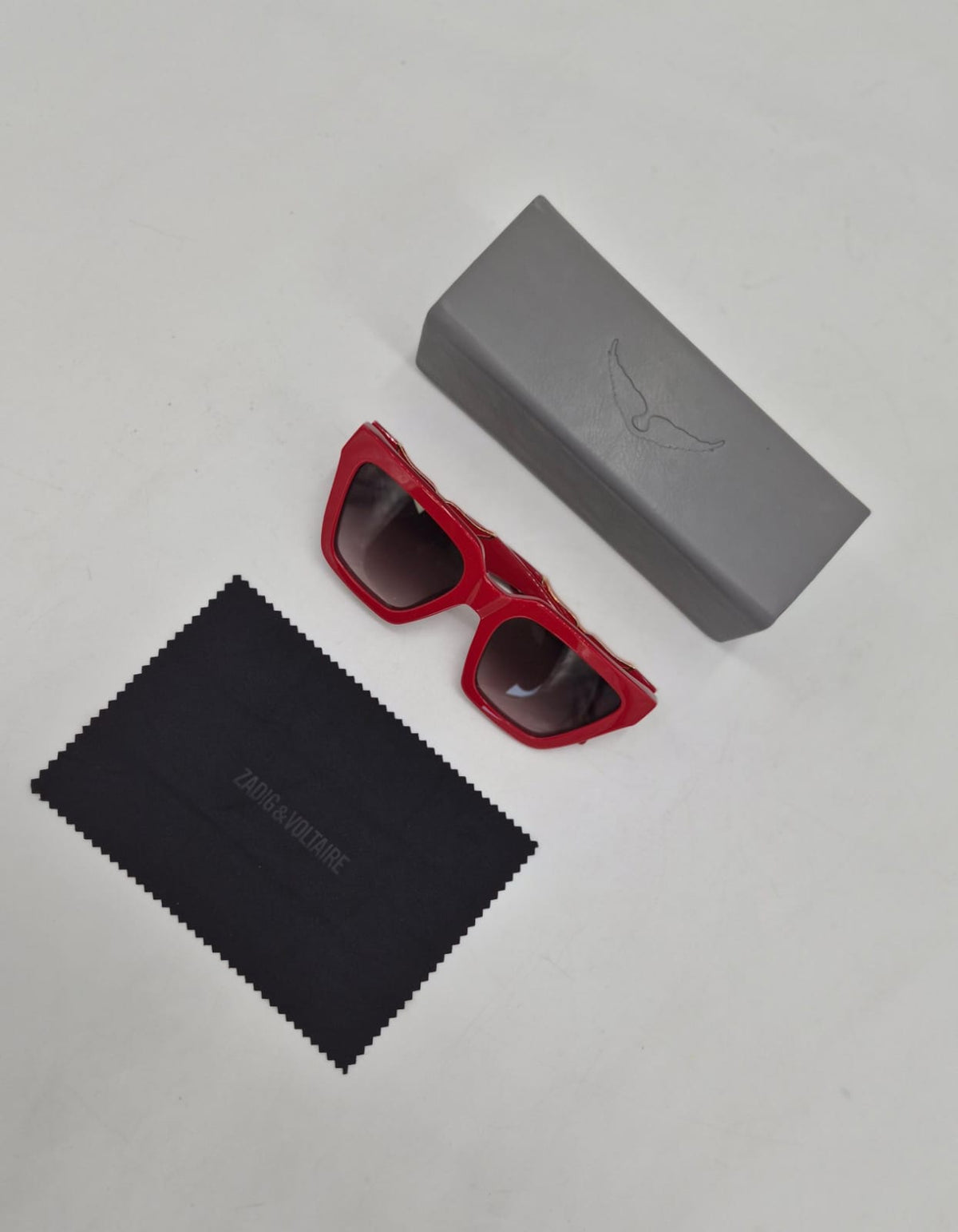 Anteojos de sol Zadig & Voltaire rojos