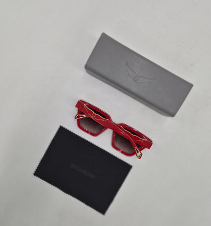 Anteojos de sol Zadig & Voltaire rojos