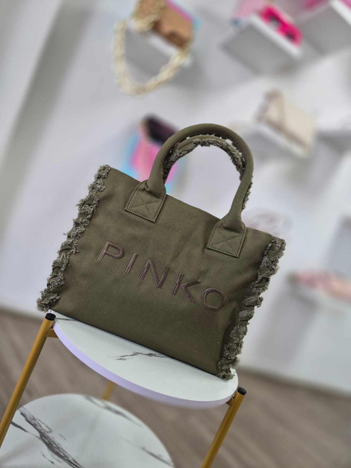 Bolso Pinko verde oliva