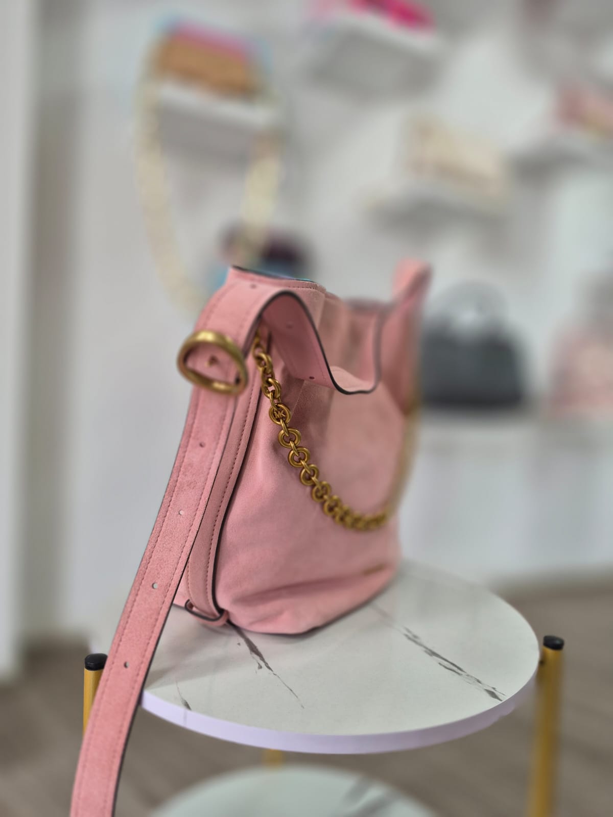 Tote Bag Michael Kors reno en tono palo rosa