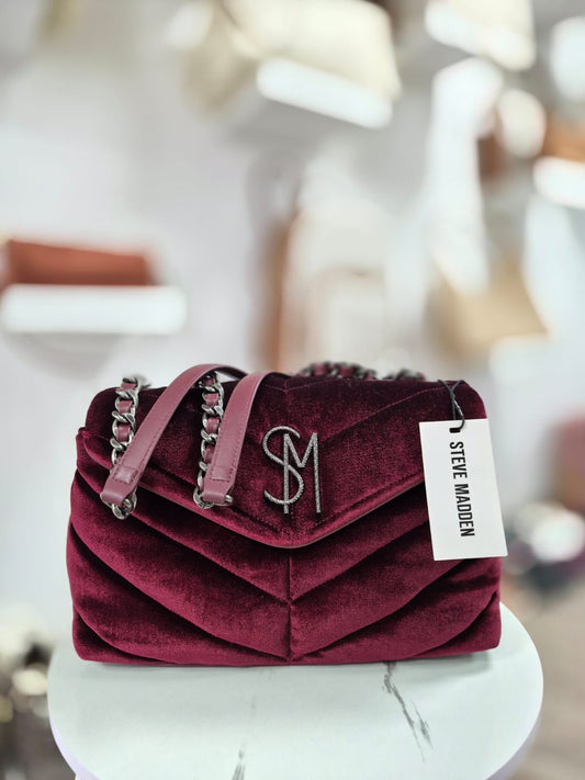Crossbody Steve Madden burdeo