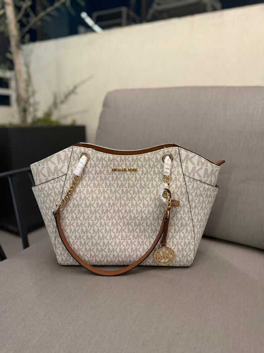 Tote Michael Kors Vainilla Monograma