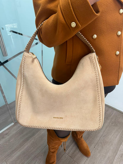 Tote Michael Kors beige claro