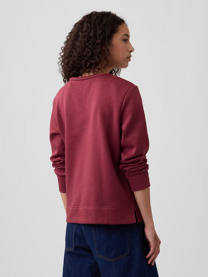 Polerón estampado Gap burdeo