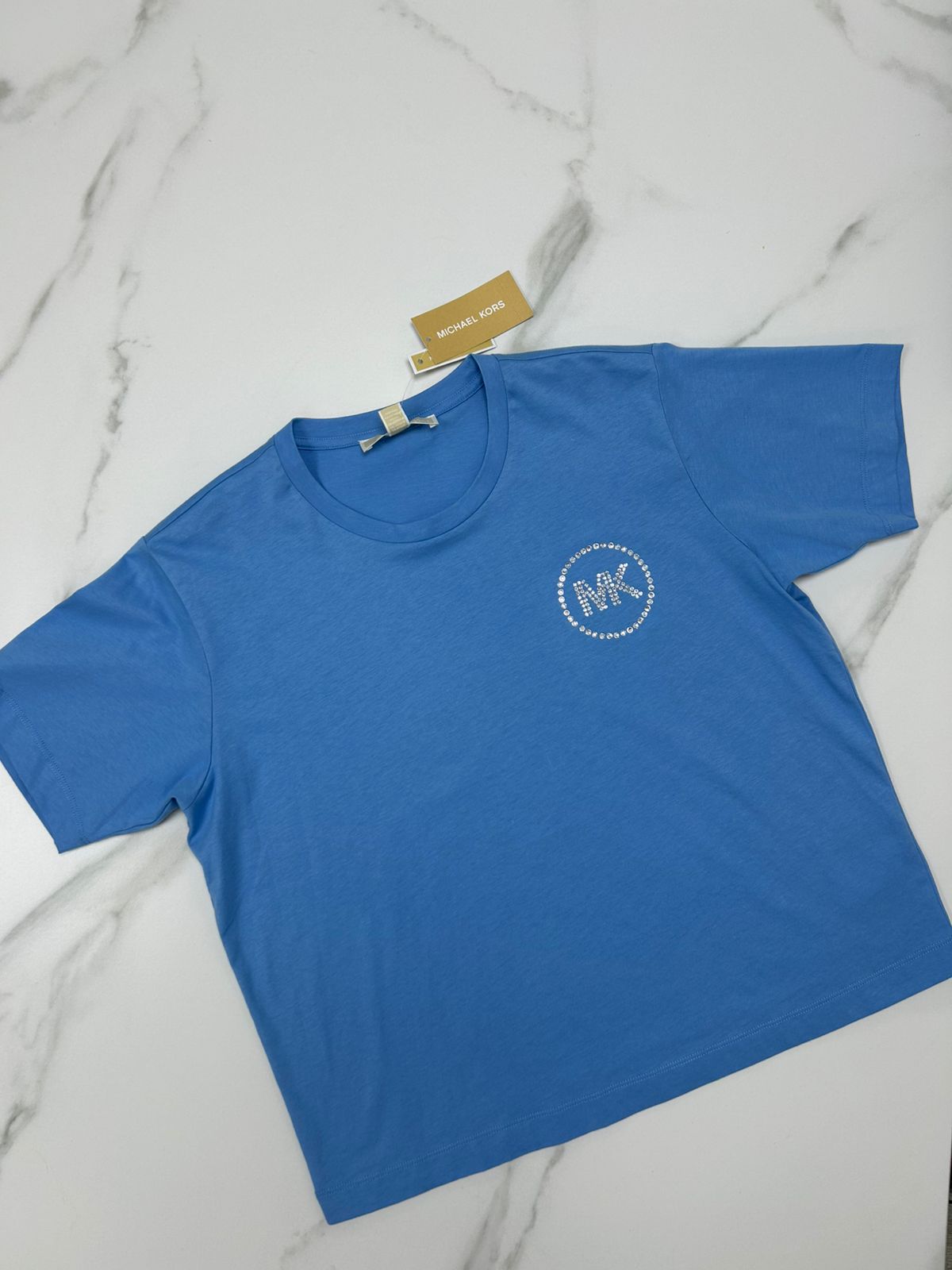 Polera celeste Michael Kors